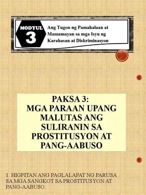 Mga Paraan upang malutas ang suliranin sa .